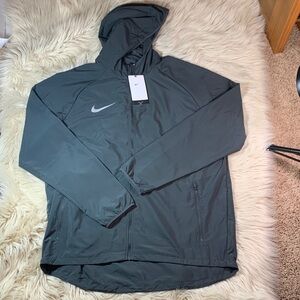 Nike Men's Dark Gray Windbreaker Jacket